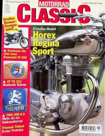 Deckblatt Motorrad Classic (01/1999)